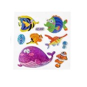 Stickervel Dieren Glans assorti