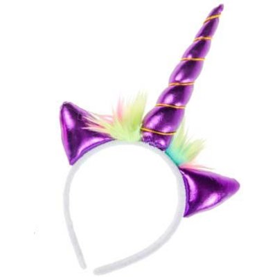 Eenhoorn Diadeem ( voorraad 52 stuks OP = OP)