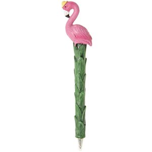 Balpen flamingo ( voorraad 36 stuks OP = OP)