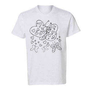 Kleur je Shirt Vlinder ( zie voorraad onderstaand )