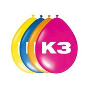 K3 Ballonnen ( Voorraad 9 zakjes á 7 stuks OP=OP)