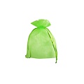 Organza zakje appelgroen ( 10 x 15 cm)