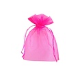 Organza zakje fuchsia (12,5 x 17,5 cm)