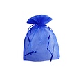 Organza zakje royal blue (12,5 x 17,5 cm)