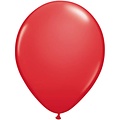 Ballonnen metallic rood 10 stuks ( Voorraad 4 sets OP = OP)