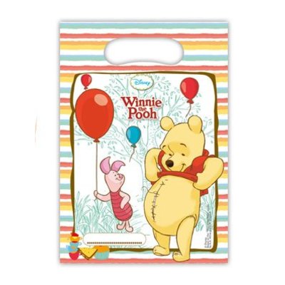 Feestzakjes Winnie the Pooh 6 stuks