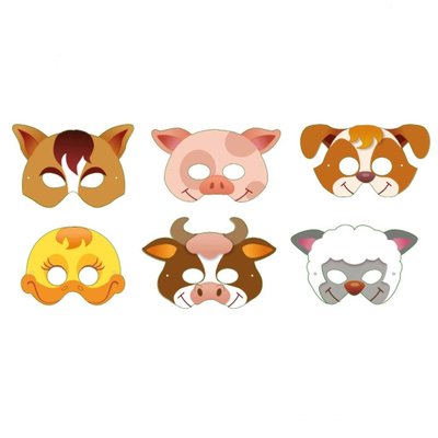 Masker dieren ( Voorraad 29 stuks OP = OP )