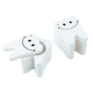 Tandendoosje Kies hout ( Voorraad 5 stuks OP = OP)