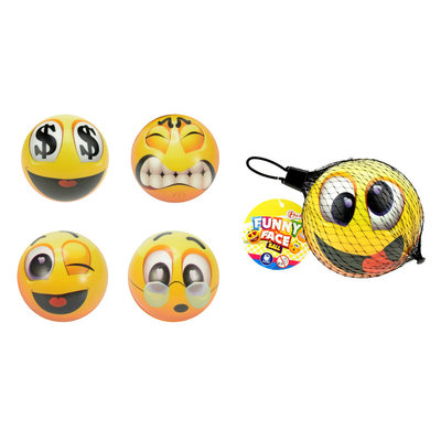 Smiley stress bal ( voorraad 14 stuks, OP = OP)