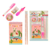 Schrijfsetje lama ( VOORRAAD 3 STUKS OP=OP)