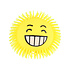 Pufferbal Emoji ( opgeblazen) ( voorraad 15 stuks OP = OP)