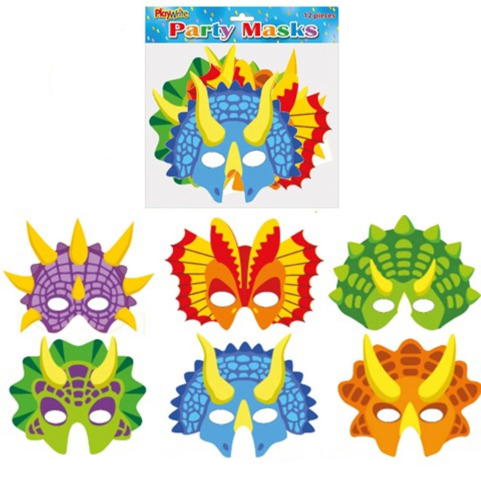 Maskers dino ABCAkids.nl