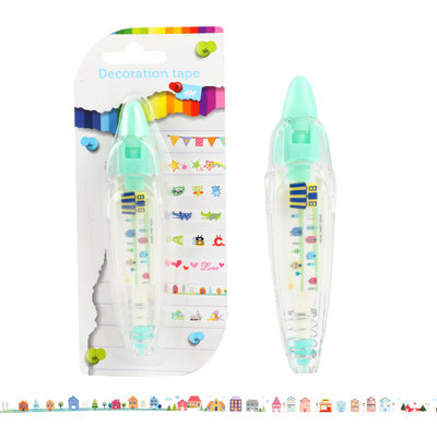 Roller met decoratietape (4 meter!) ( voorraad 11 stuks OP = OP)