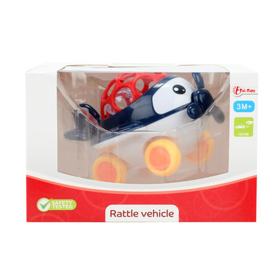 Baby rammelaar blij voertuig (voorraad 1 stuks OP = OP)