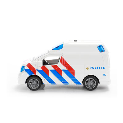 Politiebus frictie mét licht en geluid (voorraad: 44 stuks, OP = OP)