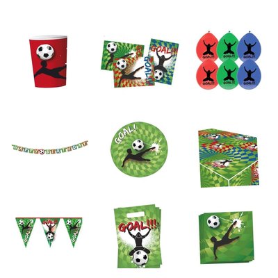 Feestpakket Voetbal Goal - Super Deal - ( Voorraad 4 pakketten OP = OP)