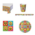 Feestpakket Emoji - Super Deal - ( Voorraad 6 pakketten OP = OP)