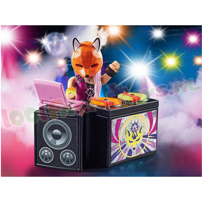 Playmobil DJ met draaitafel ( voorraad 4 stuks OP =OP)