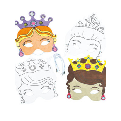 Prinsessen maskers ( Voorraad 10 sets OP=OP)