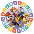 Paw Patrol bordjes 8 stuks