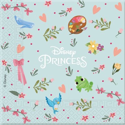 Disney Princess Servetten 20 stuks ( Voorraad 7 x verp. OP=OP)