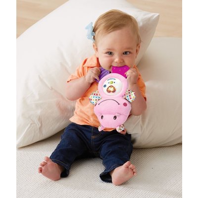 Vtech Bijtring Nijlpaard roze Vtech 0+ mnd