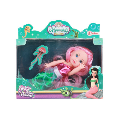 Zeemeermin pop ( voorraad 53 stuks OP = OP)