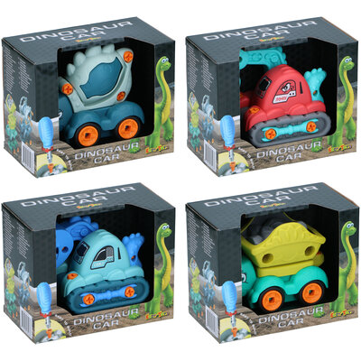 Dino Cartoon Car ( voorraad 92 stuks OP = OP)