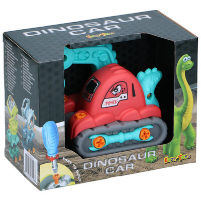 Dino Cartoon Car ( voorraad 122 stuks OP = OP)