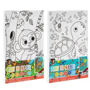 Schilderen op nummer (jongens) ( voorraad 6 stuks OP= OP)