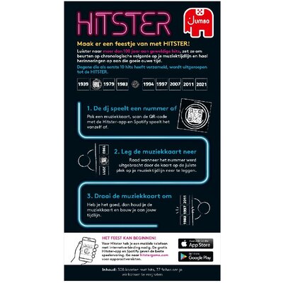 Jumbo Hitster Kaartspel Jumbo DIRECT BESCHIKBAAR