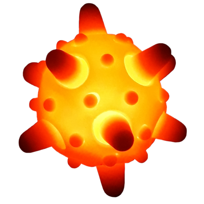 Meteoor bal 6 cm (voorraad 22 stuks OP = OP)