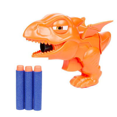 Mini pistool dino + 3 softpijltjes