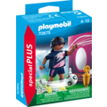 Playmobil Voetbalster met doelmuur