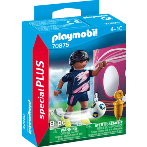 Playmobil Voetbalster met doelmuur ( voorraad 17 stuks OP = OP)