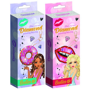 Maak je eigen Besties Diamond Painting sleutelhanger