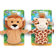 Handpop Jungle dier ( voorraad 176 stuks OP = OP)