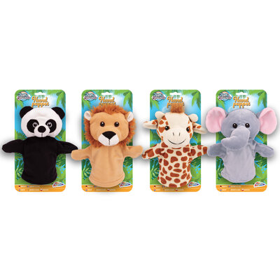 Handpop Jungle dier ( voorraad 176 stuks OP = OP)