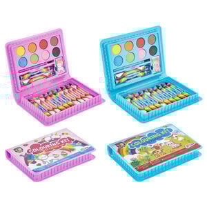 Kleurkit roze/ blauw ( voorraad 34 x roze, 4 x blauw OP = OP)