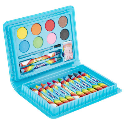 Kleurkit roze/ blauw ( voorraad 34 x roze, 4 x blauw OP = OP)