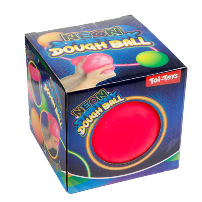 Kneedbal Neon ( 10 cm) ( voorraad 7 stuks OP = OP)