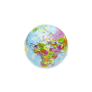 Kneedbare Wereldbol Stressbal ( voorraad 219 stuks OP = OP)