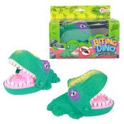 Bijtende dino spel