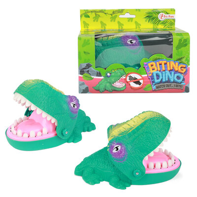 Bijtende dino spel