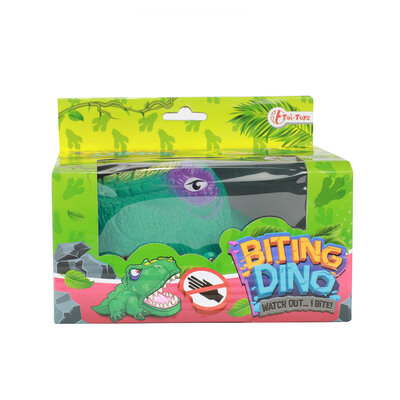 Bijtende dino spel