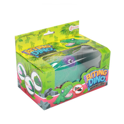 Bijtende dino spel