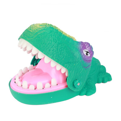 Bijtende dino spel