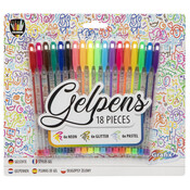Gelpennen glitter ( set á 18 stuks)
