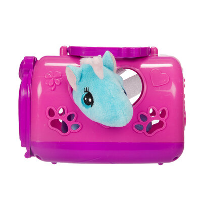 Pluche diertje in koffertje ( voorraad 11 stuks OP = OP)