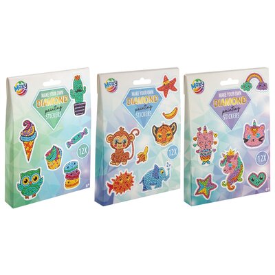 Diamond Painting Stickerset ( voorraad 144 stuks OP = OP)